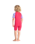 C-Skins C-KID Baby Shorti Wetsuit / Coral/Lilac/Bright Coral - ManGo Surfing