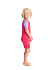 C-Skins C-KID Baby Shorti Wetsuit / Coral/Lilac/Bright Coral - ManGo Surfing