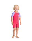 C-Skins C-KID Baby Shorti Wetsuit / Coral/Lilac/Bright Coral - ManGo Surfing