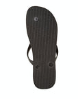 Havaianas Brasil Logo - Womens/Girls Flip Flops - Black/Black - ManGo Surfing