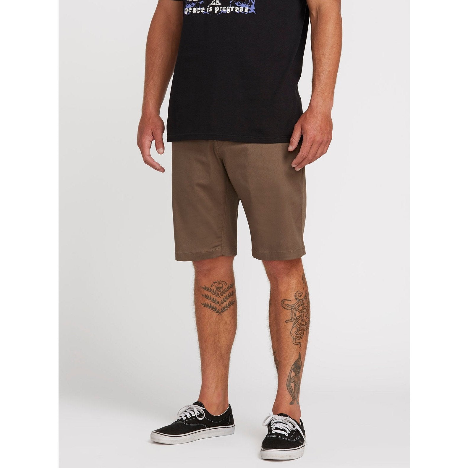 Frickin Modern Stretch 21" Chino Shorts - Mens Shorts - Mushroom - ManGo Surfing