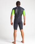 C-Skins Element 3:2 Mens Shorti - Anthracite/Bluestone/Lime - ManGo Surfing