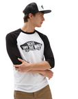 OTW Raglan T Shirt | White/Black - ManGo Surfing