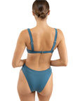 Chiquita High Support Hidden DD Underwire Top - Teal - ManGo Surfing