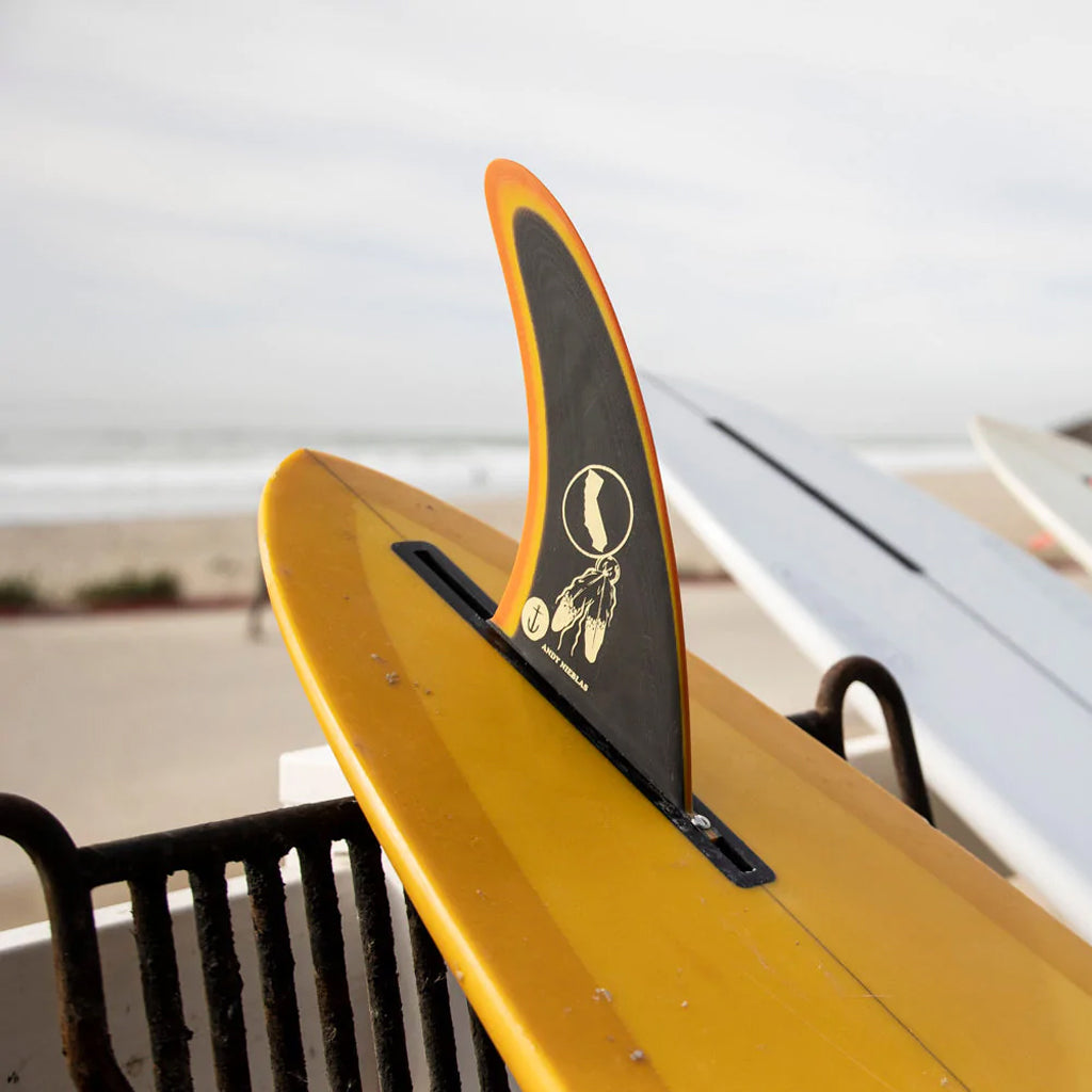Andy Nieblas 7.5 - Longboard Mid Length Fin - Natural - ManGo Surfing