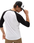 OTW Raglan T Shirt | White/Black - ManGo Surfing