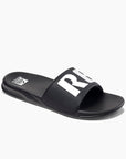 Mens One Sandals Slide Black White - ManGo Surfing