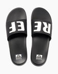 Mens One Sandals Slide Black White - ManGo Surfing