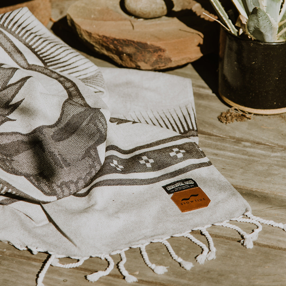 Fillmore | Natural | Throw Blanket - ManGo Surfing