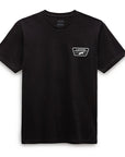 Full Patch Back T-Shirt - Mens Short Sleeve Tee - Black/White - ManGo Surfing