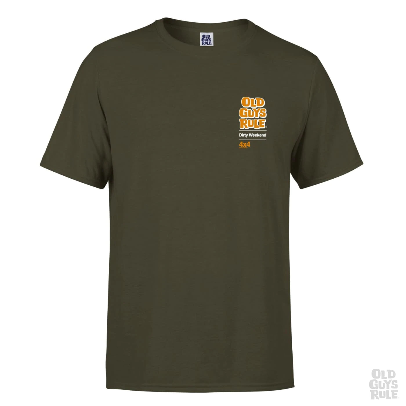 Dirty Weekend IV - Mens T-Shirt - Olive Green - ManGo Surfing